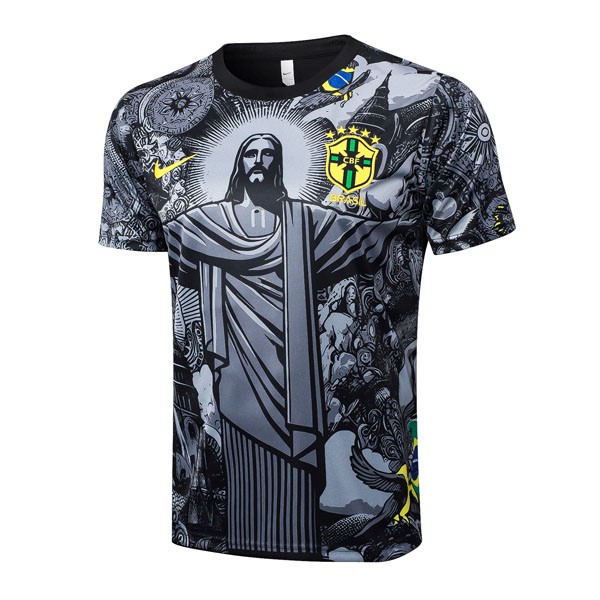 Camiseta Entrenamiento Brasil 2024-25 Gris